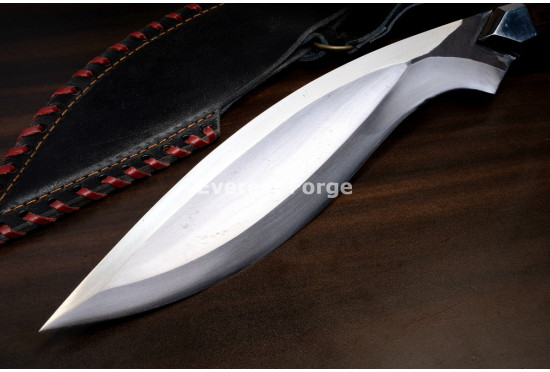 Hand-Forged Leaf Kukri, Full-Tang Panawal