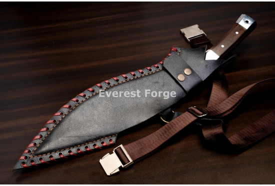 Hand-Forged Leaf Kukri, Full-Tang Panawal