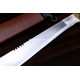Hand-Forged Bush Machete, Brass-Fitted Hilt