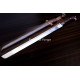 Hand-Forged Long Seax, Broken-Back Blade