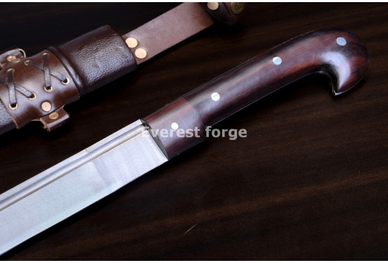 Hand-Forged Long Seax, Broken-Back Blade