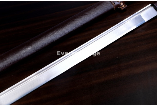 Hand-Forged Long Seax, Broken-Back Blade