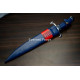 Hand-Forged Bowie Knife, Fullered Blade