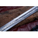 Hand-Forged Lion-Head Knightly Sword – Full-Tang 5160 Etched Blade