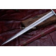 Hand-Forged Medieval Fantasy Longsword – Full-Tang 5160 Fullered Blade with Red Leather Grip