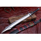 Hand-Forged Fantasy Messer Sword, Winged Guard