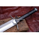 Hand-Forged Fantasy Messer Sword, Winged Guard