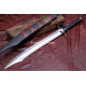 Hand-Forged Fantasy Messer Sword, Winged Guard