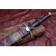 Hand-Forged Fantasy Messer Sword, Winged Guard
