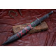 Hand-Forged Fantasy Messer Sword, Winged Guard