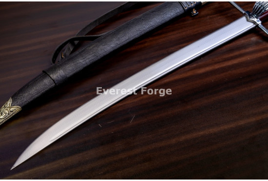 Hand-Forged Grosses Messer, Shell Nagel