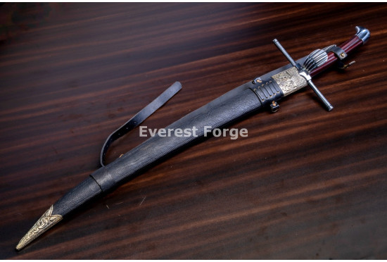 Hand-Forged Grosses Messer, Shell Nagel