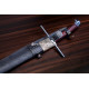 Hand-Forged Grosses Messer, Shell Nagel
