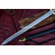 Herugrim-Inspired Fantasy Longsword – Hand-Forged Full-Tang Blade with Decorated Guard & Pommel