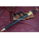 Bard-Inspired Fantasy Longsword – Hand-Forged Full-Tang Blade with Triple Fuller & Decorated Fittings