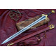 Éowyn-Inspired Fantasy Longsword – Hand-Forged Full-Tang Blade with Decorated Guard & Pommel