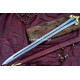 Éowyn-Inspired Fantasy Longsword – Hand-Forged Full-Tang Blade with Decorated Guard & Pommel