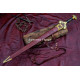 Éowyn-Inspired Fantasy Longsword – Hand-Forged Full-Tang Blade with Decorated Guard & Pommel