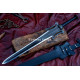 Hand-Forged Fantasy Guardian Broadsword – Full-Tang 5160 Dark Forge-Finish Blade