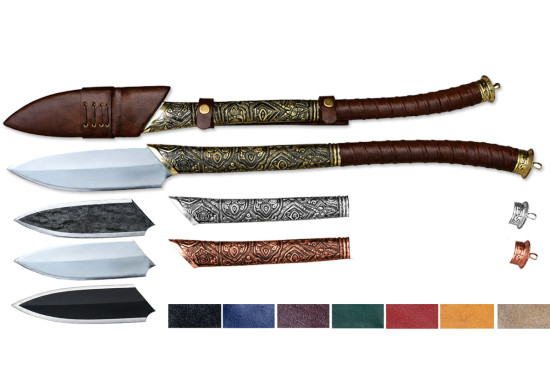 Hand-Forged Prince Nuada-Inspired Spear, Configurable Build