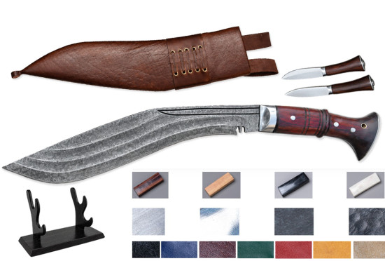 Hand-Forged 3 Chirra Beast Kukri/Khukuri, Configurable Build