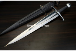 Hand-Forged Mandeville Dagger, Cross Guard
