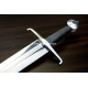 Hand-Forged Mandeville Dagger, Cross Guard