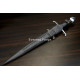 Hand-Forged Mandeville Dagger, Cross Guard