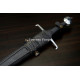 Hand-Forged Mandeville Dagger, Cross Guard