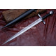 Hand-Forged Crusader Arming Sword – Full-Tang 5160 Diamond-Section Blade