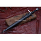 Hand-Forged Crusader Arming Sword – Full-Tang 5160 Diamond-Section Blade