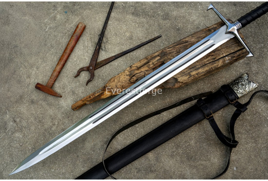 Chronicles of Narnia Prince Sword — Hand-Forged Replica with Aslan Lion-Head Pommel