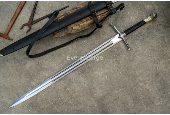 Chronicles of Narnia Prince Sword — Hand-Forged Replica with Aslan Lion-Head Pommel