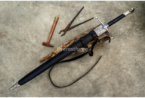 Chronicles of Narnia Prince Sword — Hand-Forged Replica with Aslan Lion-Head Pommel