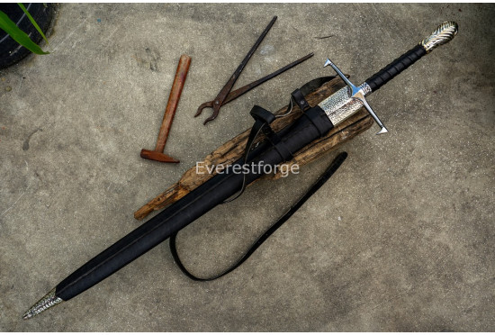 Chronicles of Narnia Prince Sword — Hand-Forged Replica with Aslan Lion-Head Pommel