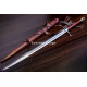 Hand-Forged Longsword, Wolf-Head Pommel