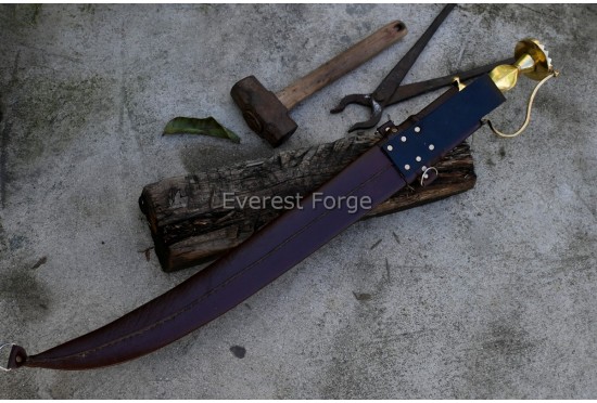 Brass hilt talwar sword