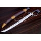 Hand-Forged Moroccan Nimcha Sword, Drooping Quillon