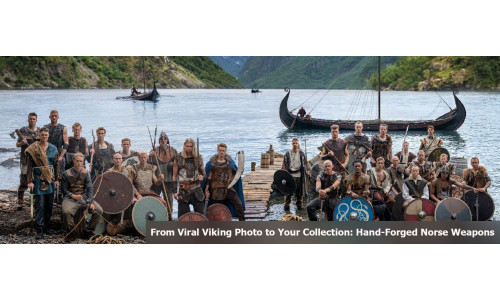 From Viral Viking Photo to Your Collection: Hand-Forged Norse Weapons