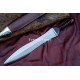 Hand-Forged Roman Pugio Dagger – Full-Tang 5160 Leaf-Shaped Blade
