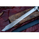 Hand-Forged Pirate Cutlass Machete – Full-Tang 5160 Curved Chopping Blade with D-Guard