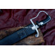 Hand-Forged Pirate Cutlass Machete – Full-Tang 5160 Curved Chopping Blade with D-Guard