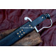 Hand-Forged Pirate Cutlass Machete – Full-Tang 5160 Curved Chopping Blade with D-Guard
