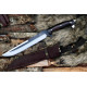 Predator Movie Knife — Hand-Forged Tactical Fighter with Black Blade