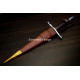 Hand-Forged Quillon Dagger, Barrel Pommel