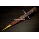 Hand-Forged Quillon Dagger, Barrel Pommel