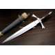 Hand-Forged Quillon Dagger, Fishtail Guard