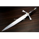 Hand-Forged Quillon Dagger, Fishtail Guard