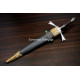 Hand-Forged Quillon Dagger, Fishtail Guard