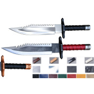 Hand-Forged Rambo Part II-Inspired Bowie, Configurable Build